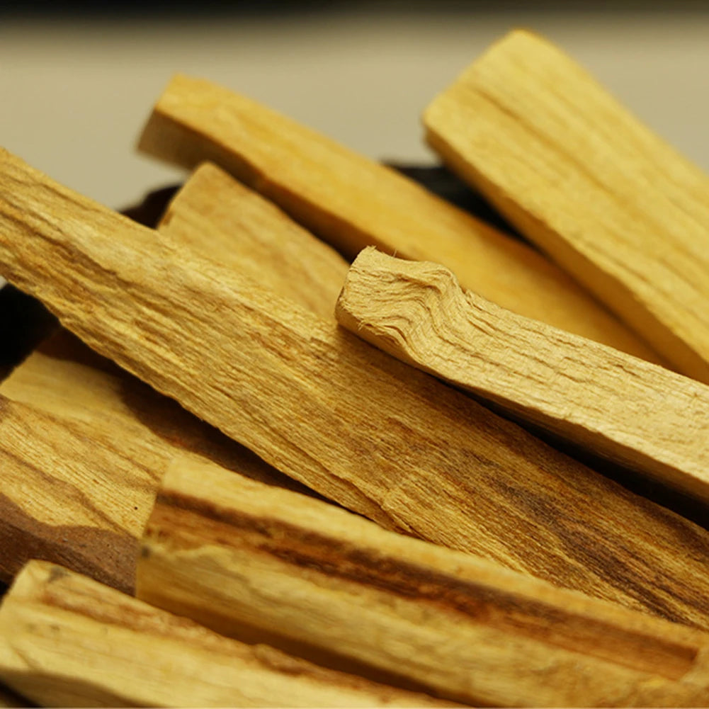 5pcs Palo Santo Natural Incense Sticks Wooden Smudging Stick Aromatherapy Burn Wooden Sticks